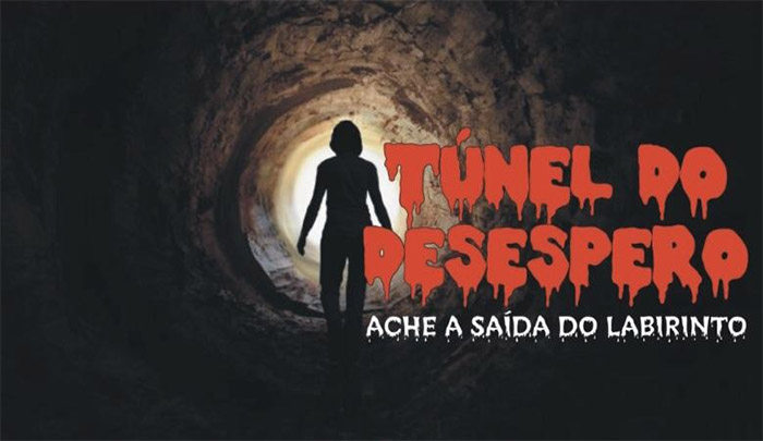 Túnel do Desespero é a opção de entretenimento para quem gosta de fortes  emoções - Vale News 2.0